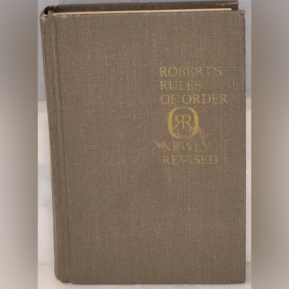Roberts Rules of Order Newly Revised 1970 Scott Foresman - Picture 1 of 14